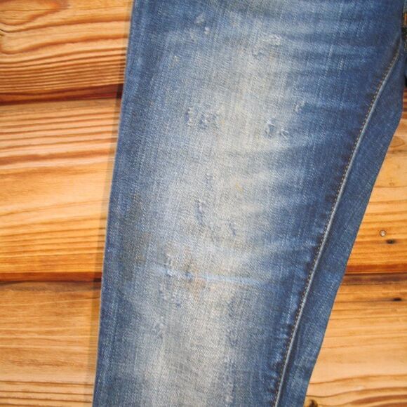 Rock Revival Remix Vintage Blue Mid Rise Skinny Jeans - Picture 7 of 12